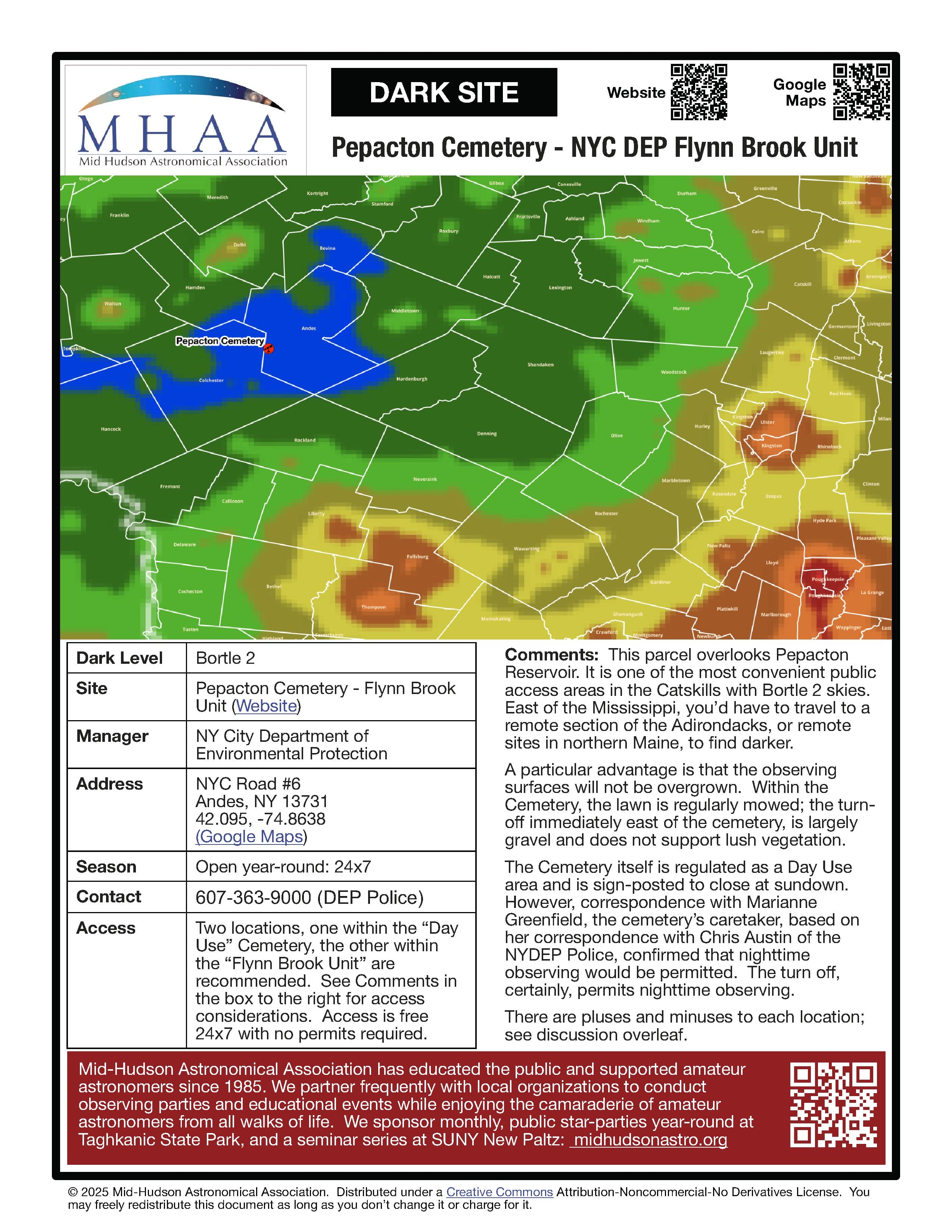 Pepacton Cemetery – NYCDEP Flynn Brook Unit